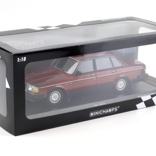 1:18 Minichamps Volvo 240 GL Limousine 1986 dark red metallic