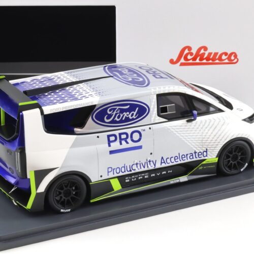 1:18 Schuco PRO.R18 Ford Transit SuperVan 4 - 2000 HP 2022 white/ grey