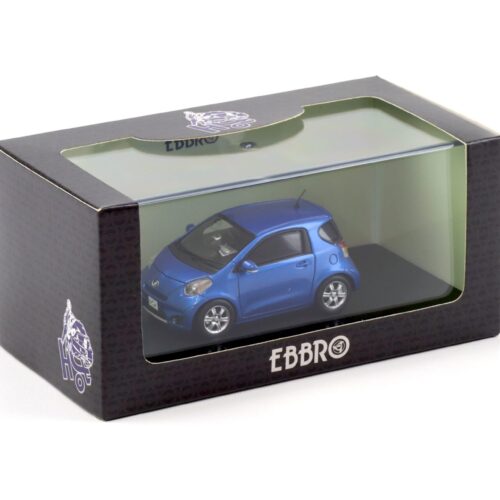 1:43 Ebbro Toyota IQ blue metallic 2009
