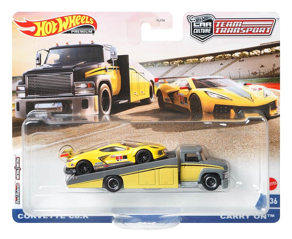 ID 94338 orig 1.jpg 1:64 Hot Wheels Premium Team Transport Chevrolet Corvette C8.R + Carry on GRK67