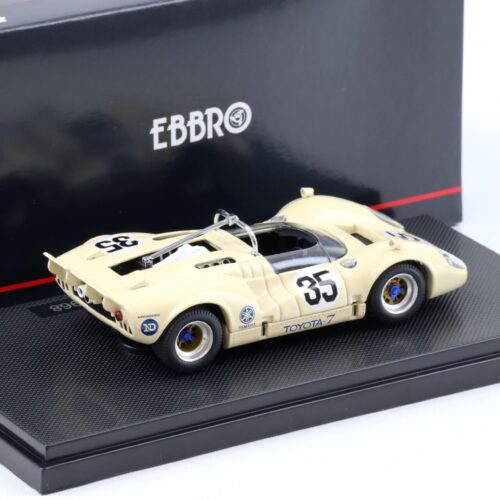 1:43 Ebbro Toyota 7 Japan Can Am 1968 #35 light yellow - Image 2