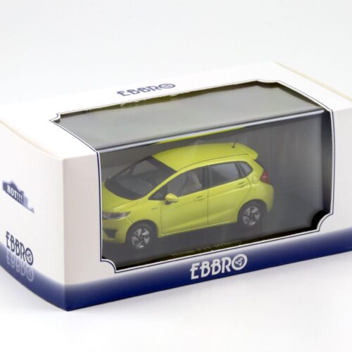 1:43 Ebbro Honda Fit Hybrid 2010 Attract yellow pearl
