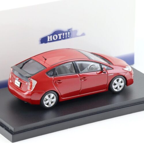 1:43 Ebbro Toyota Prius red Mica metallic 2012