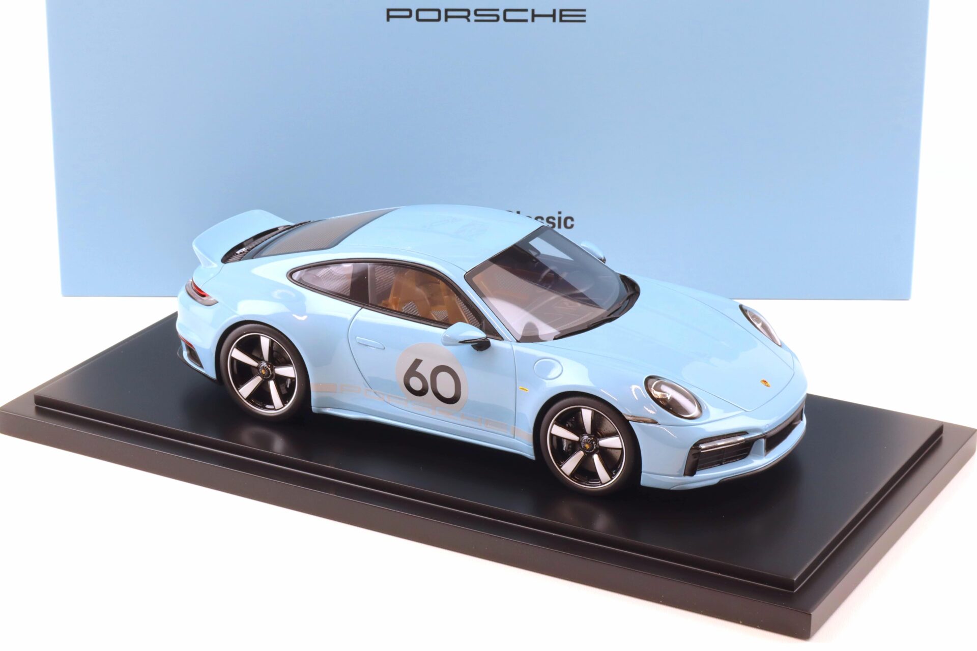 1:18 Spark Porsche 911 (992) Sport Classic Coupe Meissen blue 2022 WAP DEALER
