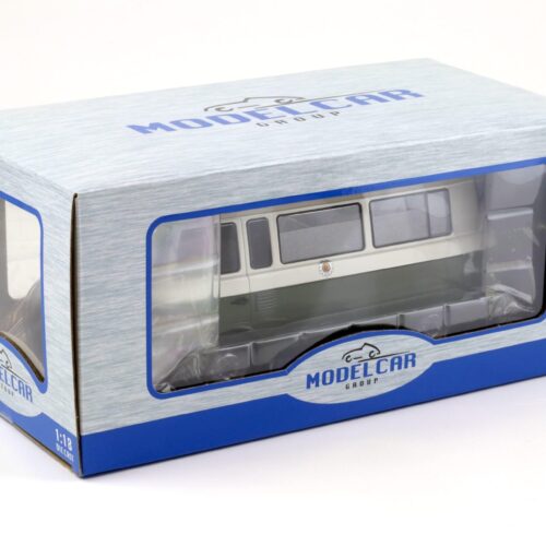 1:18 MCG Barkas B1000 Kleinbus Volkspolizei DDR Polizei 1965 white/ green