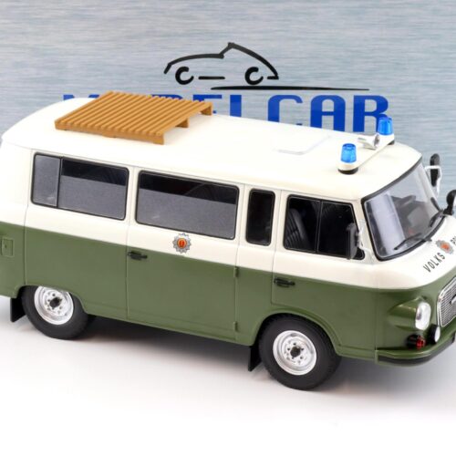 1:18 MCG Barkas B1000 Kleinbus Volkspolizei DDR Polizei 1965 white/ green