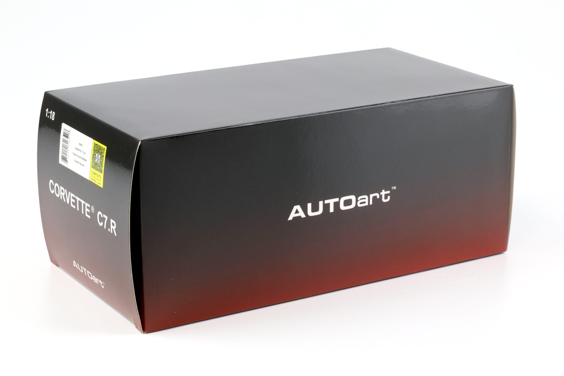 1:18 AUTOart Chevrolet Corvette C7.R Plain Body Version Glossy black 81651