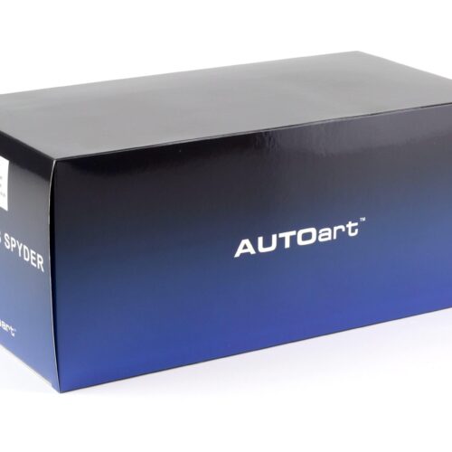 1:18 AUTOart Porsche 918 Spyder Weissach Package 2013 Liquid metal chrome blue 77923