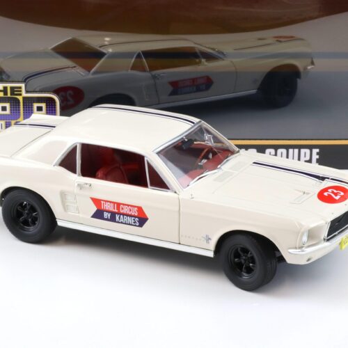 1:18 Greenlight 1967 Ford Mustang Coupe #23 THE MOD SQUAD Thrill Circus by Karnes