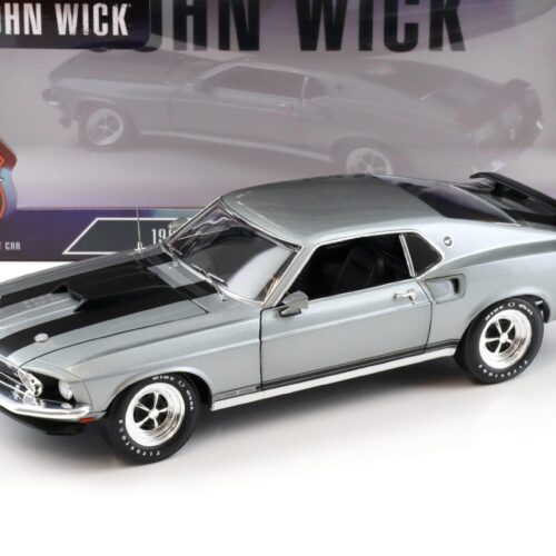 1:18 Highway61 Ford Mustang Boss 429 JOHN WICK grey/ black 1969