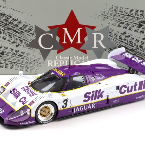 1:18 CMR Jaguar XJR-12 #3 Winner 24h Le Mans 1990 Silk Cut Nielsen, Cobb, Brundle