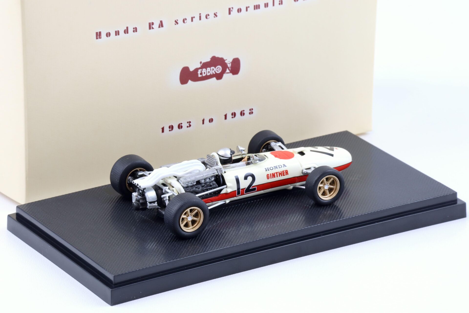 1:43 Ebbro Honda F-1 RA273 Mexico GP 1966 Ginther #12