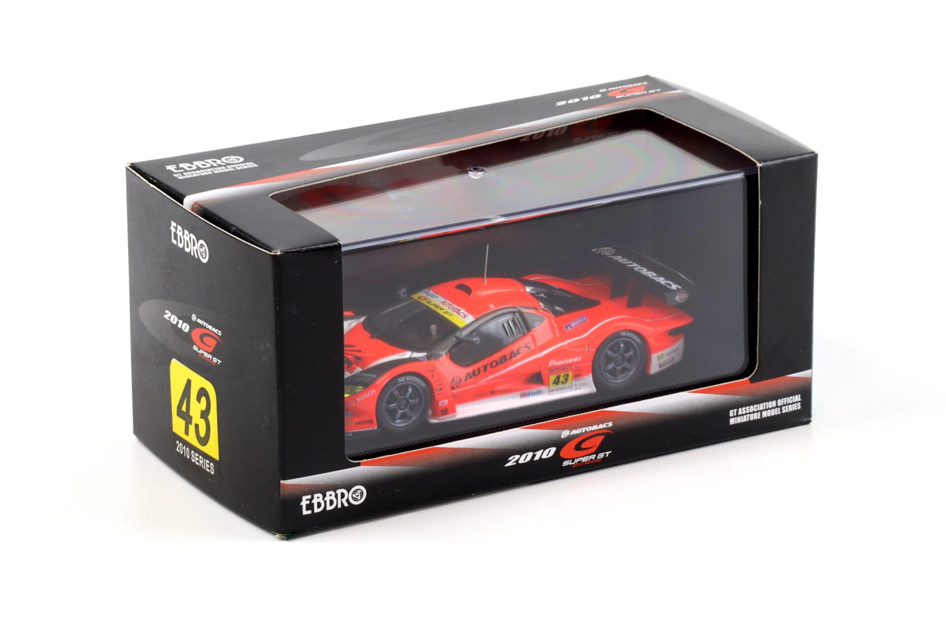 1:43 Ebbro ARTA Garaiya Super GT300 Autobacs #43 Nitta/ Takagi 2010
