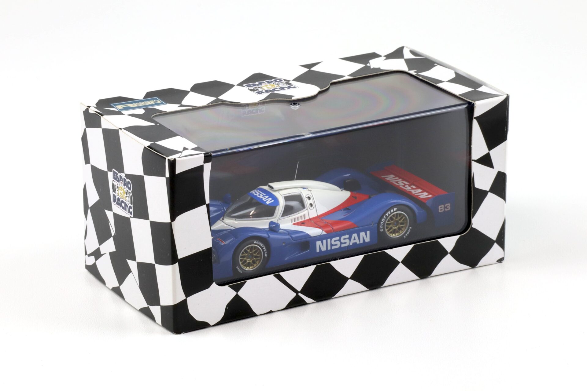 1:43 Ebbro Nissan P35 Prototype Le Mans 1992 OÂ´Connell #83 blue