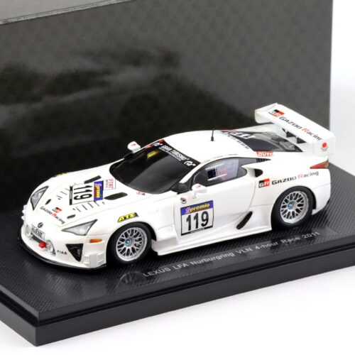 1:43 Ebbro Lexus LFA Nürburgring VLN 4-hour Race 2011 #119 GAZOO Oshima