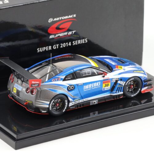 1:43 Ebbro Nissan GT-R R35 Super GT300 IWASAKI apr GT-R 2014 #30 Iwasaki/ Kageyama