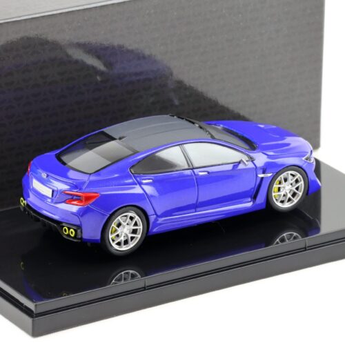 1:43 Ebbro Subaru WRX Concept 2013 New York Auto Show blue metallic