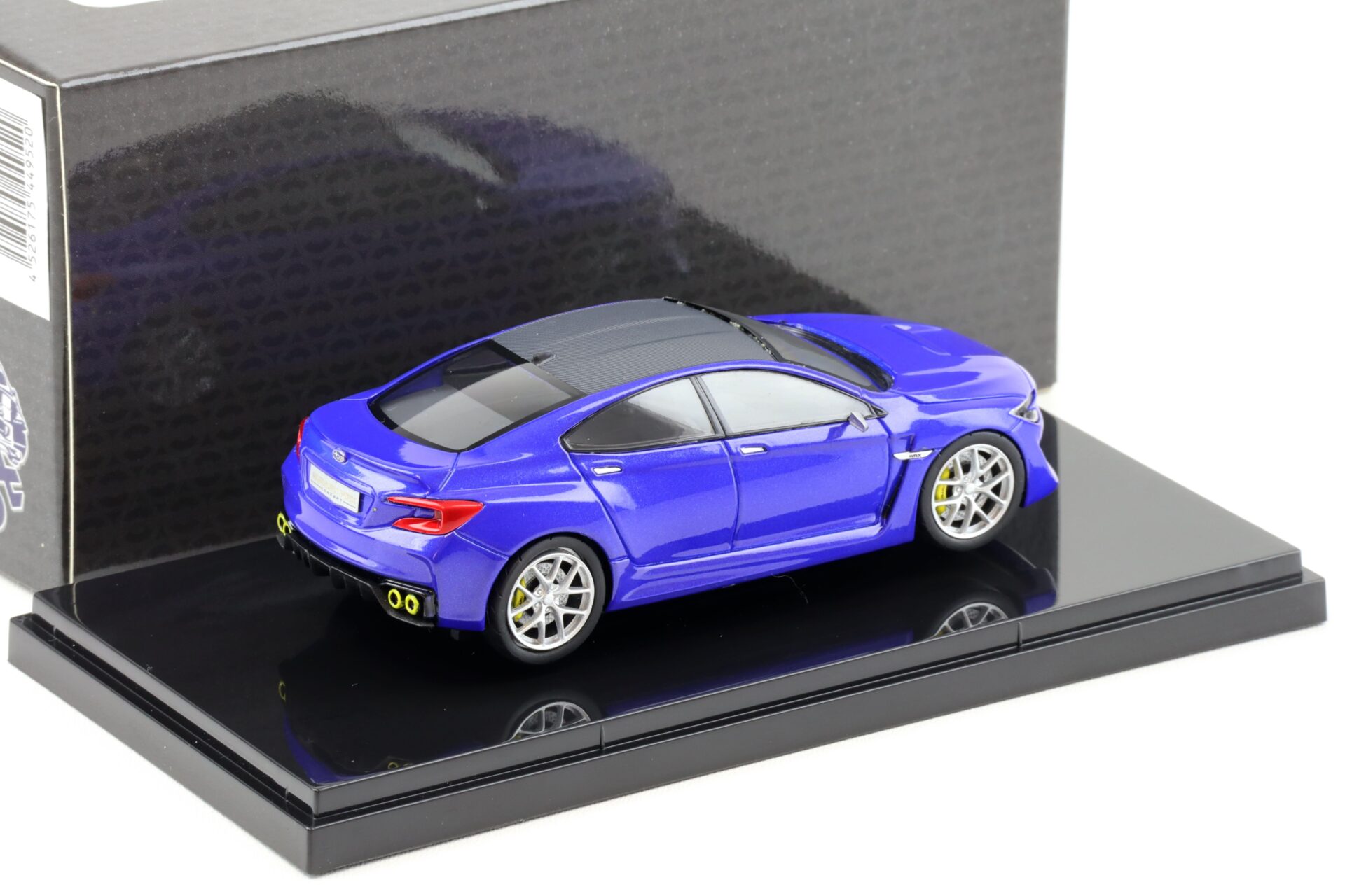 1:43 Ebbro Subaru WRX Concept 2013 New York Auto Show blue metallic