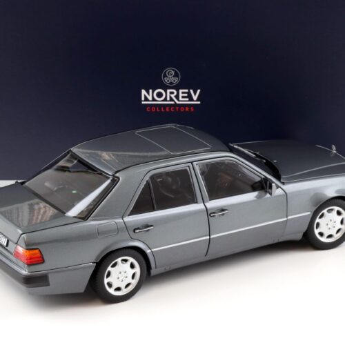 1:18 Norev Mercedes 500 E W124 5.0 V8 Limousine 1990 pearl grey metallic 183946
