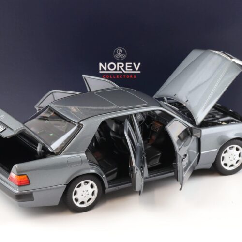 1:18 Norev Mercedes 500 E W124 5.0 V8 Limousine 1990 pearl grey metallic 183946