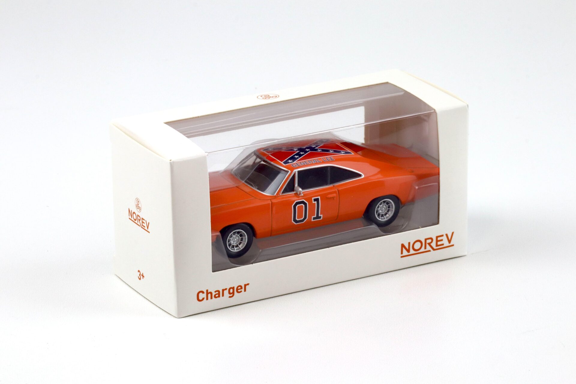 1:43 Norev Jet Car 1969 Dodge Charger General Lee orange 950003