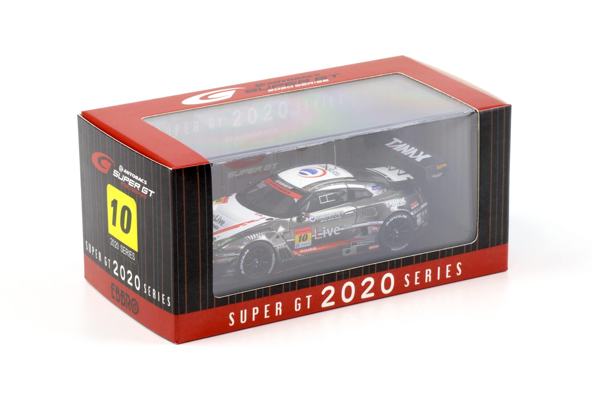 1:43 Ebbro Nissan GT-R R35 Super GT300 TANAX ITOCHU ENEX GT-R 2020 #10 Hoshino/ Ishikawa