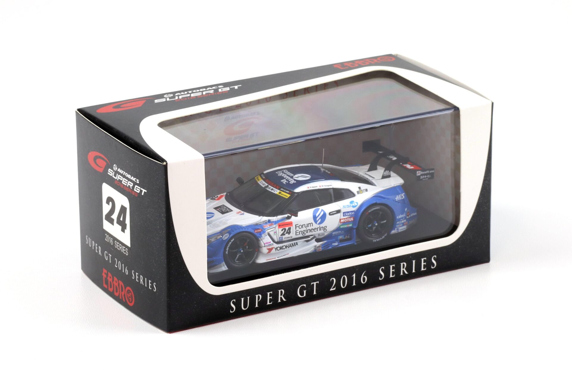 1:43 Ebbro Nissan GT-R Super GT500 Forum Engineering ADVAN 2016 #24 Rd.2 Fuji