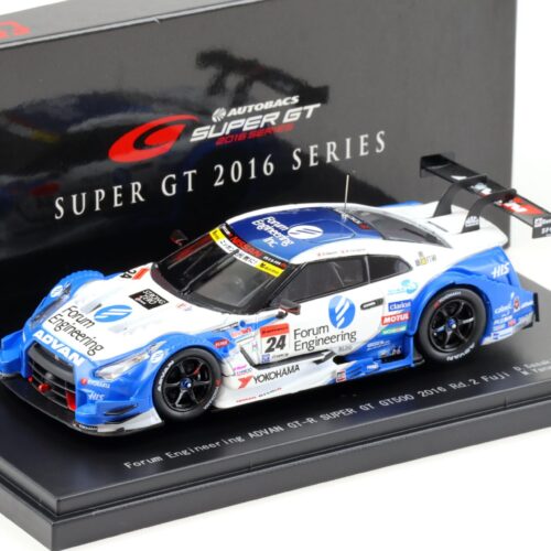 1:43 Ebbro Nissan GT-R Super GT500 Forum Engineering ADVAN 2016 #24 Rd.2 Fuji
