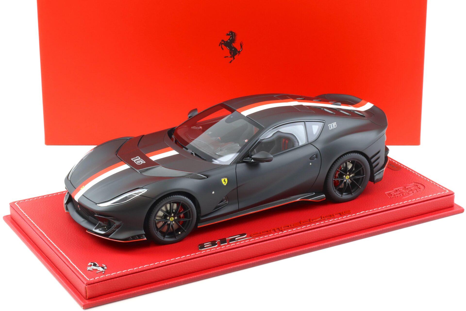ID 94995 orig.jpg 1:18 BBR Ferrari 812 Competizione Nero Opaco black C. Leclerc - Limited 226 pcs.
