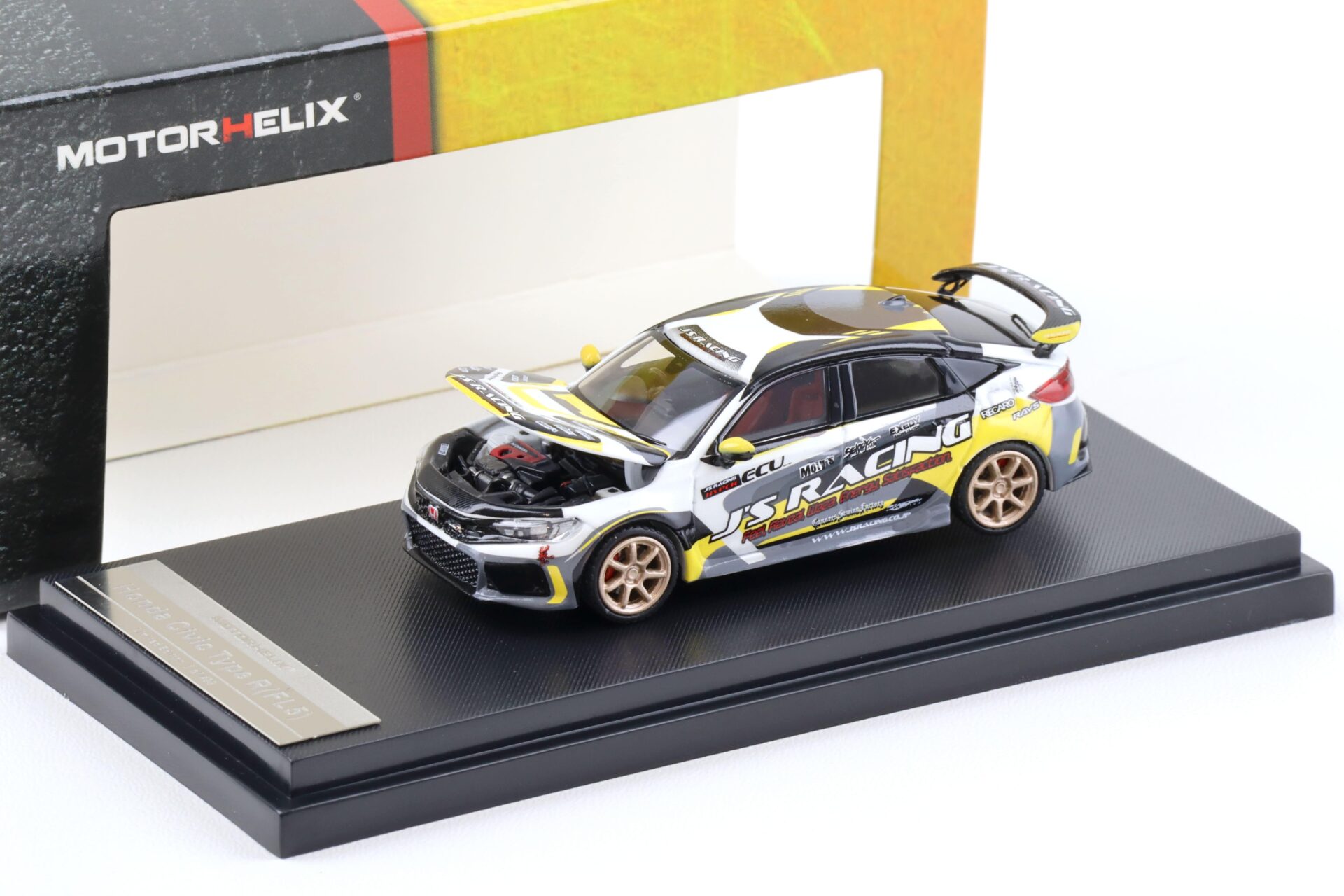 1:64 Motorhelix Honda Civic Type R (FL5) J`S Racing FK8 Livery M65315