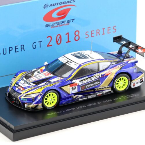 1:43 Ebbro Lexus LC500 Super GT500 #19 WedsSport ADVAN 2018 Kunimoto/ Yamashita