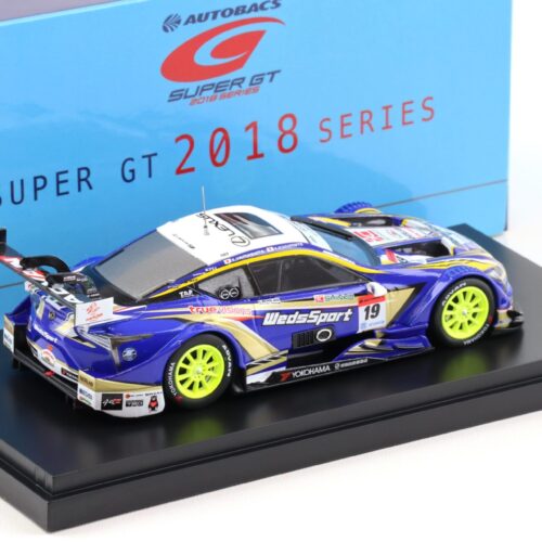 1:43 Ebbro Lexus LC500 Super GT500 #19 WedsSport ADVAN 2018 Kunimoto/ Yamashita