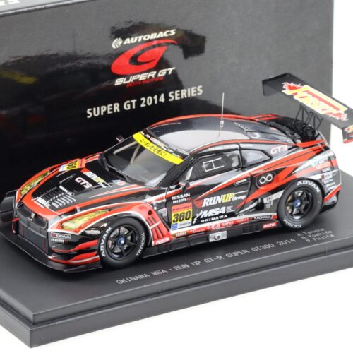 1:43 Ebbro Nissan GT-R R35 Super GT300 OKINAWA MSA RUN UP 2014 #360 Tanaka/ Yoshida