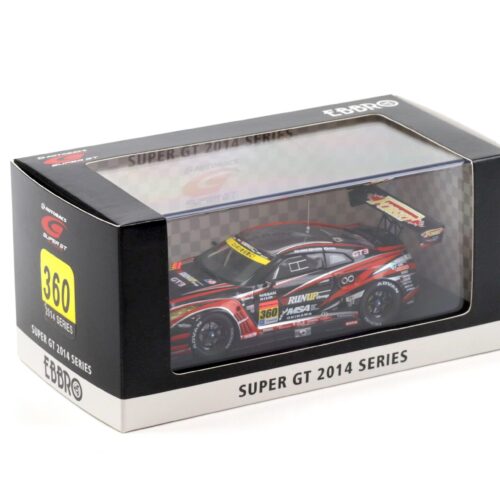 1:43 Ebbro Nissan GT-R R35 Super GT300 OKINAWA MSA RUN UP 2014 #360 Tanaka/ Yoshida