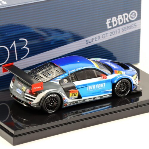 1:43 Ebbro Audi R8 Super GT300 IWASAKI apr 2013 #30 Iwasaki/ Fairuz