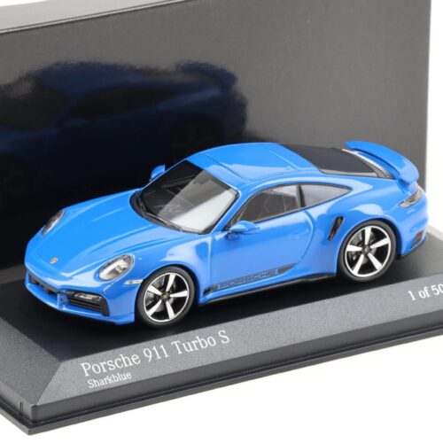 1:43 Minichamps Porsche 911 (992) Turbo S Coupe 2020 Shark blue