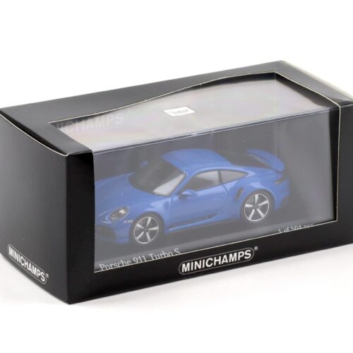 1:43 Minichamps Porsche 911 (992) Turbo S Coupe 2020 Shark blue