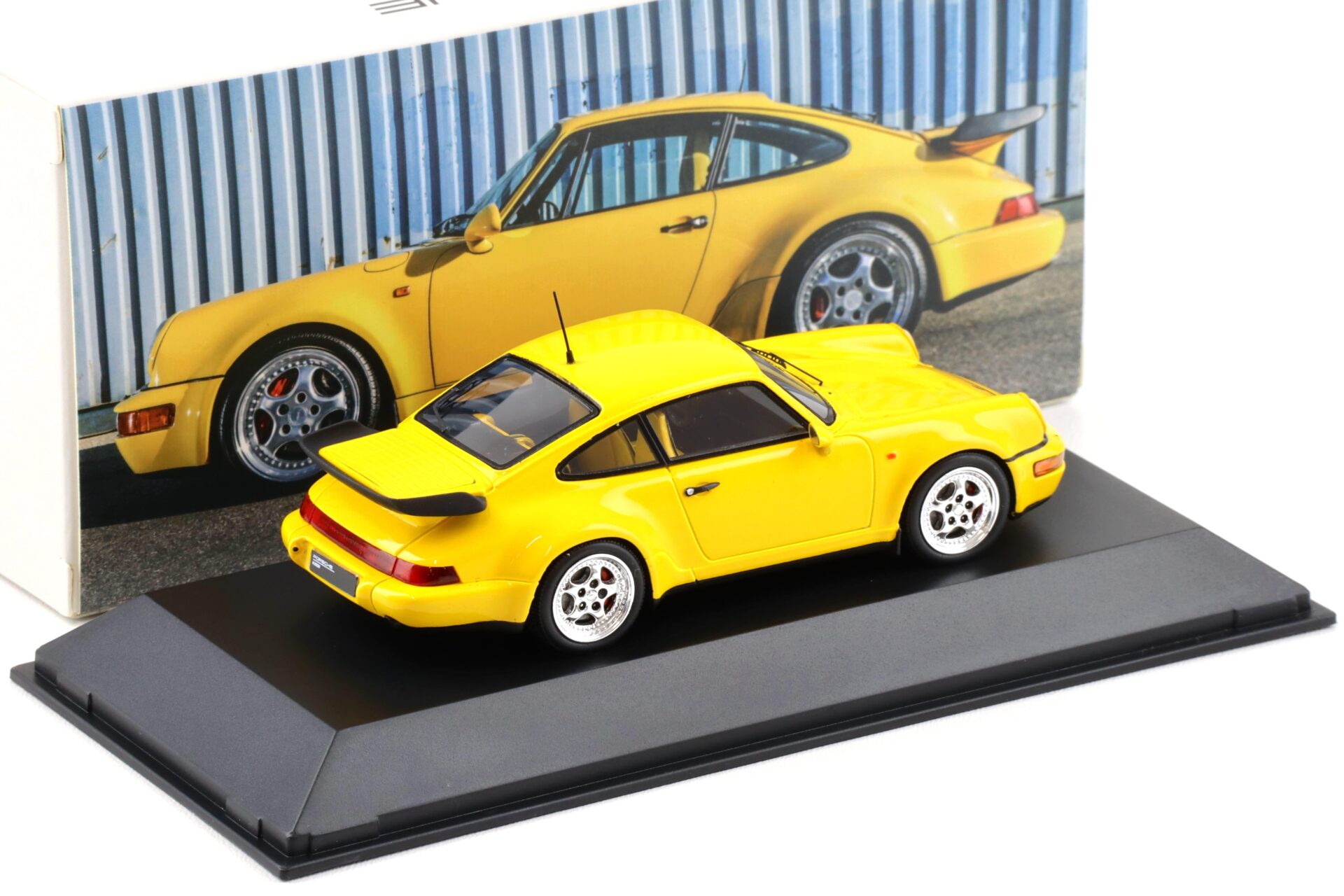 1:43 Spark Porsche 911 964 Turbo Coupe Speed yellow MAP Porsche Museum