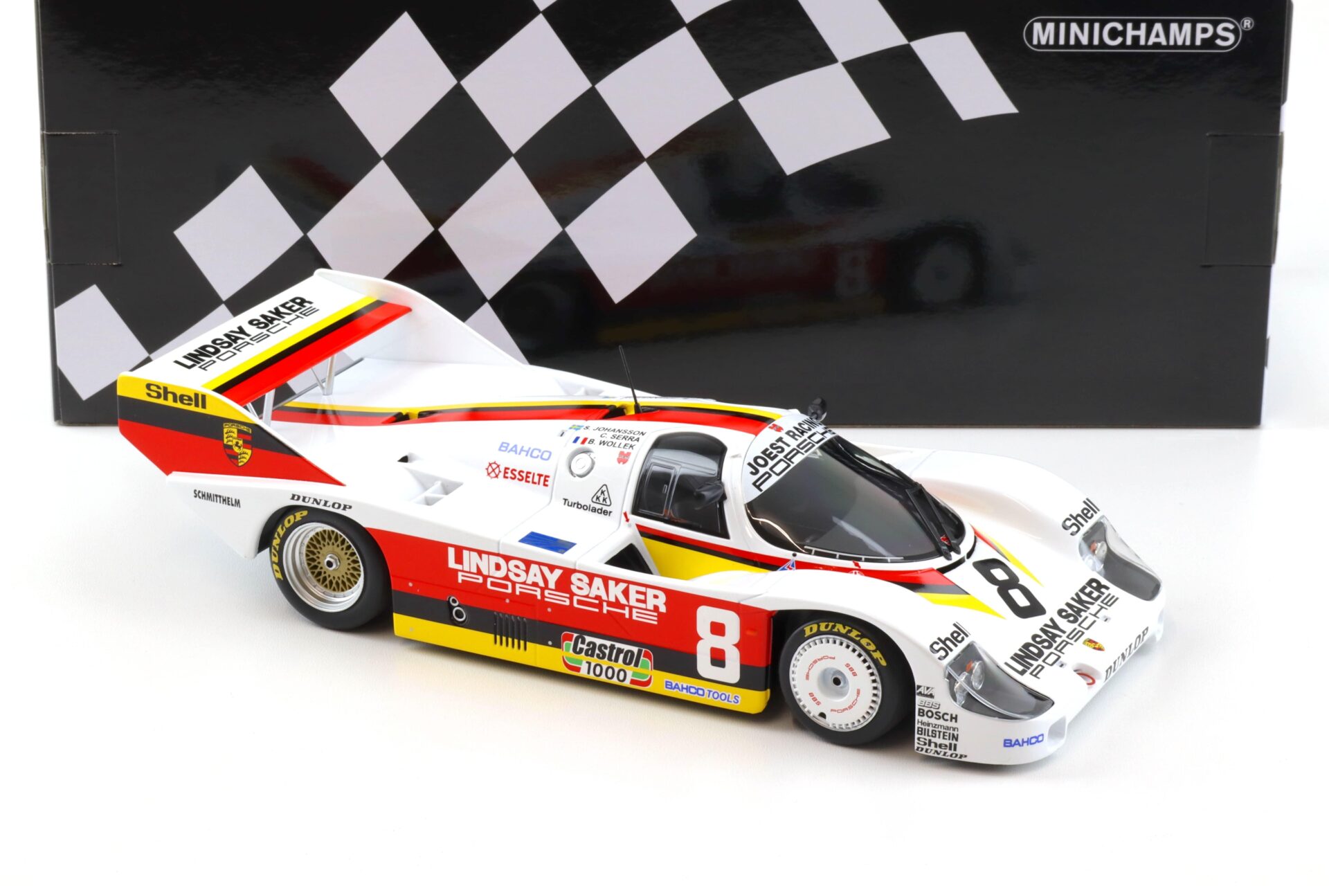 1:18 Minichamps Porsche 956K Joest Racing 1000km Kyalami 1983 Wollek #8