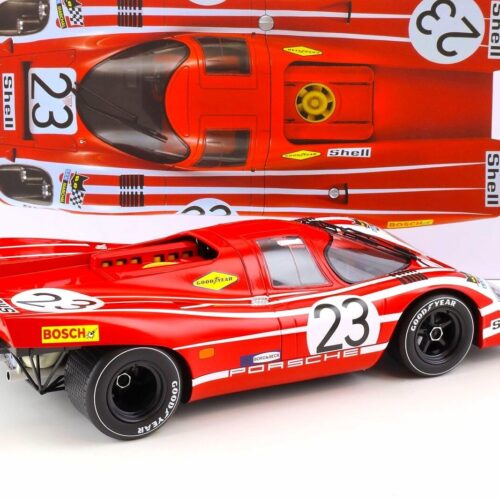 1:12 Norev Porsche 917K 24h France 1970 Winner #23 Attwood/ Herrmann red