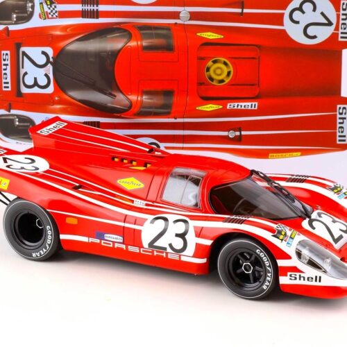 1:12 Norev Porsche 917K 24h France 1970 Winner #23 Attwood/ Herrmann red