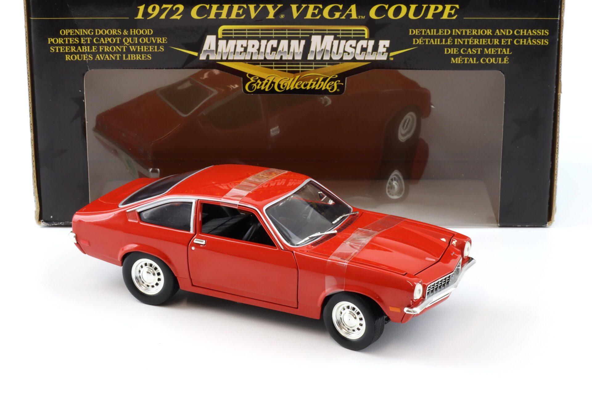 1:18 ERTL 1972 Chevrolet Chevy Vega Coupe red 33509