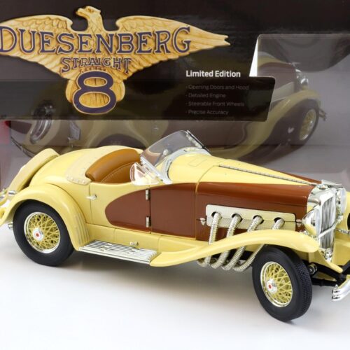 1:18 Auto World 1935 Duesenberg SSJ Roadster yellow/ brown