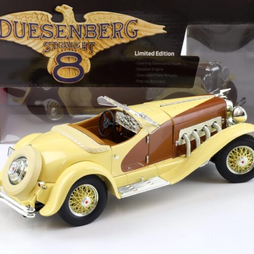 1:18 Auto World 1935 Duesenberg SSJ Roadster yellow/ brown