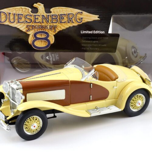 1:18 Auto World 1935 Duesenberg SSJ Roadster yellow/ brown
