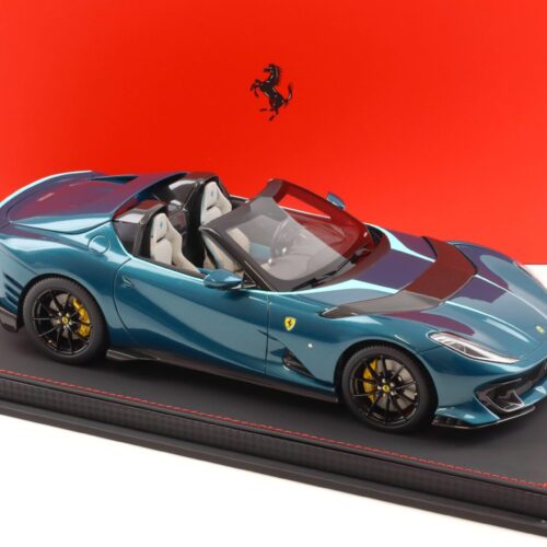 1:18 BBR Ferrari 812 Competizione A Aperta Blu Capri blue - Limited 90 pcs.