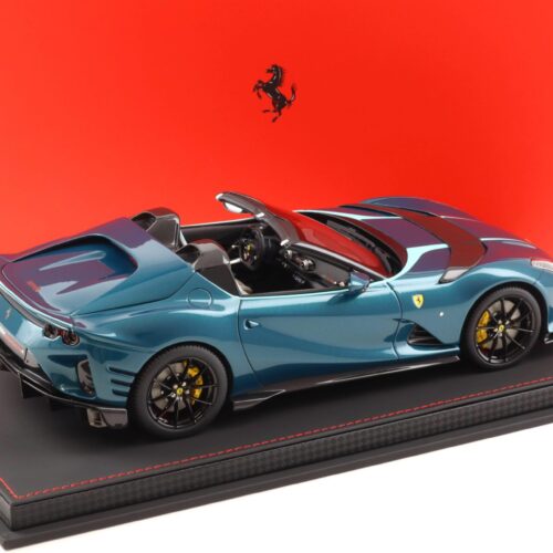 1:18 BBR Ferrari 812 Competizione A Aperta Blu Capri blue - Limited 90 pcs.