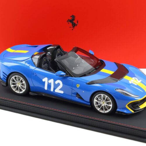 1:18 BBR Ferrari 812 Competizione A Aperta French Racing blue - Limited 90 pcs.