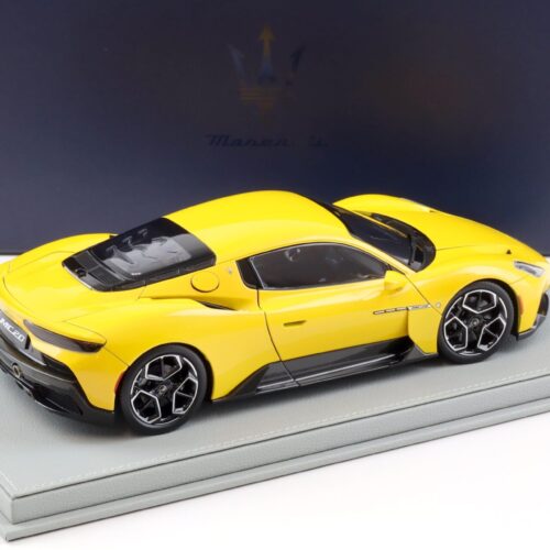 1:18 BBR Maserati MC20 Coupe 2020 Giallo Genio / Gloss black roof Die-Cast - Limited 50 pcs.