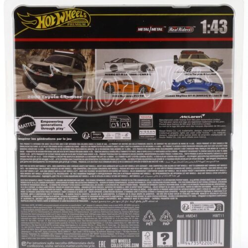 1:43 Hot Wheels Premium 2024 Real Riders HWT11 - 2000 Toyota 4Runner